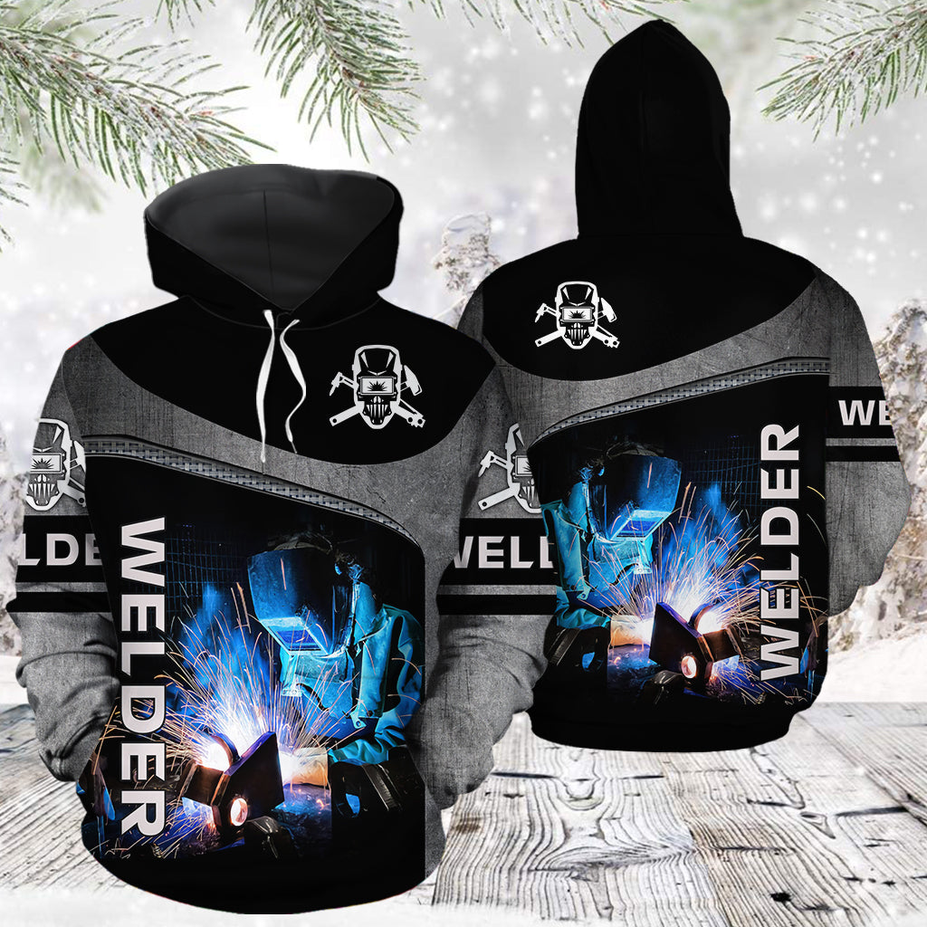 Amazing Welder HZ121602 unisex womens & mens, couples matching, friends, funny family sublimation 3D hoodie christmas holiday gifts (plus size available)