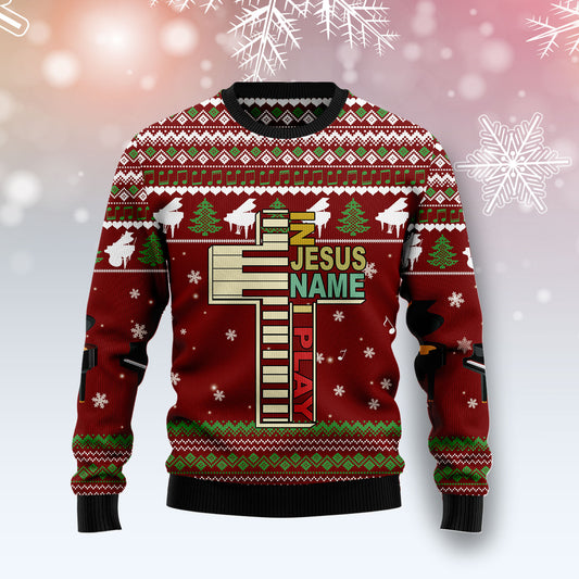 Piano I Play T2310 Ugly Christmas Sweater
