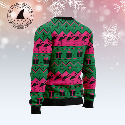 Flamingle Bells T1711 Ugly Christmas Sweater