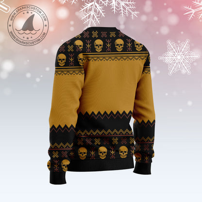 Skull Very Scary Xmas T0611 Ugly Christmas Sweater