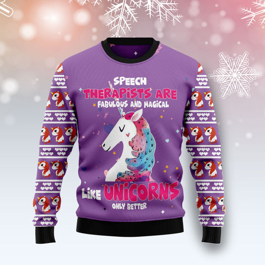 Unicorn Magical T1711 Ugly Christmas Sweater