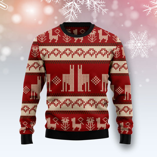 Llama Christmas T810 Ugly Christmas Sweater