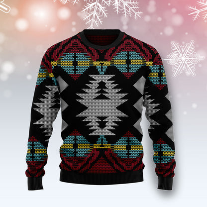 Native American Pattern T1910 Ugly Christmas Sweater