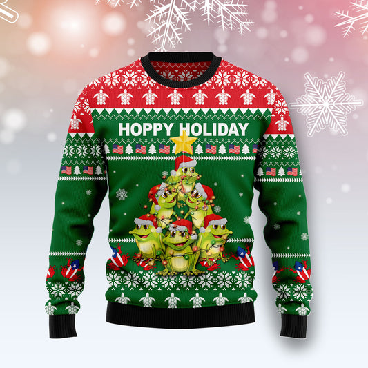 Frog Christmas Tree T2110 Ugly Christmas Sweater