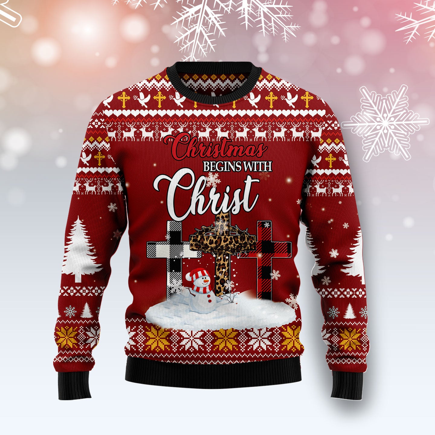 Christian Christmas T2710 Ugly Christmas Sweater