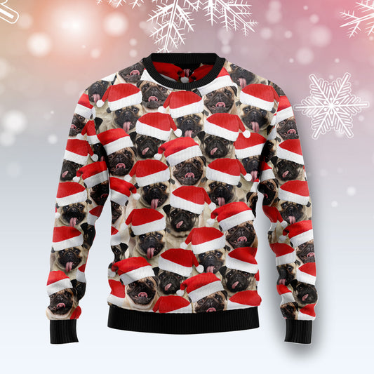 Pug Group Awesome TY0511 Ugly Christmas Sweater