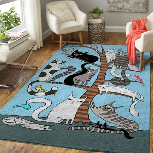 Cute Kitty Cats Rectangle Rug 112