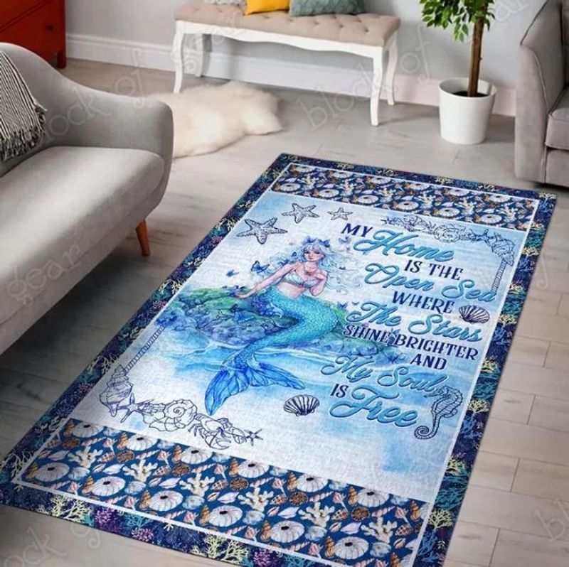 Mermaid Rectangle Rug 26