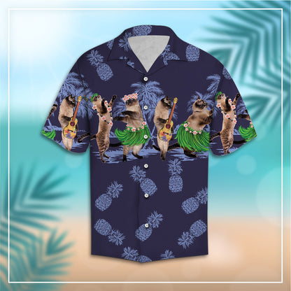 Siamese cat Summer Festival - Hawaiian Shirt