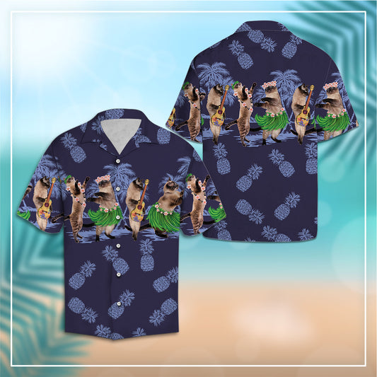 Siamese cat Summer Festival - Hawaiian Shirt