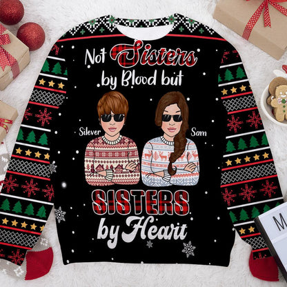 Sister By Heart Personalizedwitch Personalized Christmas Sweater