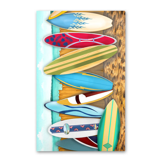 Beautiful Surfboard Rectangle Rug